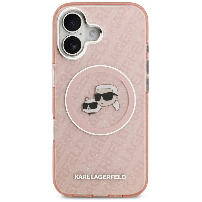 Funda Karl Lagerfeld Choupette Glitter con MagSafe para iPhone 17 – Edición Premium