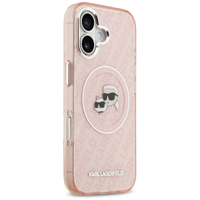 Funda Karl Lagerfeld Choupette Glitter con MagSafe para iPhone 17 – Edición Premium