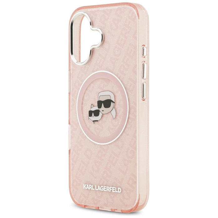 Funda Karl Lagerfeld Choupette Glitter con MagSafe para iPhone 17 – Edición Premium