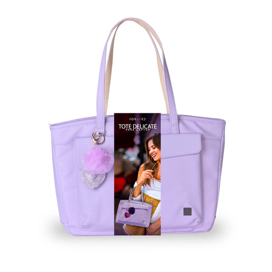 Bolsa Forward Tote para Laptop 15.6” Lila – Moderna y Funcional