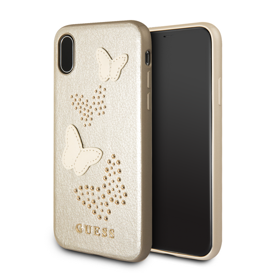 Funda Case Guess Mariposas Beige iPhone X/xs - ForwardContigo