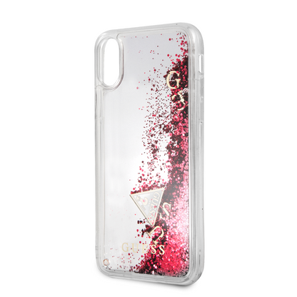 Funda Case Guess Brillos Líquidos Roja iPhone X/xs - ForwardContigo