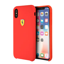 Cargar imagen en el visor de la galería, Funda Case Silicon Roja Ferrari iPhone X/xs - ForwardContigo