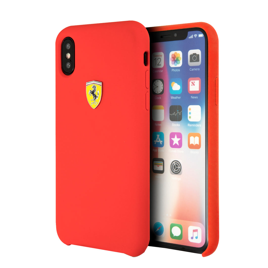 Funda Case Silicon Roja Ferrari iPhone X/xs - ForwardContigo