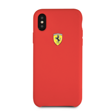 Cargar imagen en el visor de la galería, Funda Case Silicon Roja Ferrari iPhone X/xs