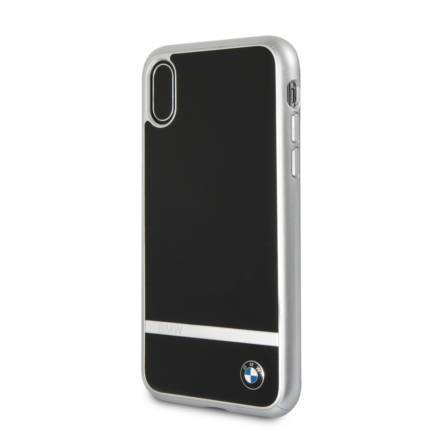 Funda Case BMW Aluminium Stripe Hard Black iPhone X/xs - ForwardContigo
