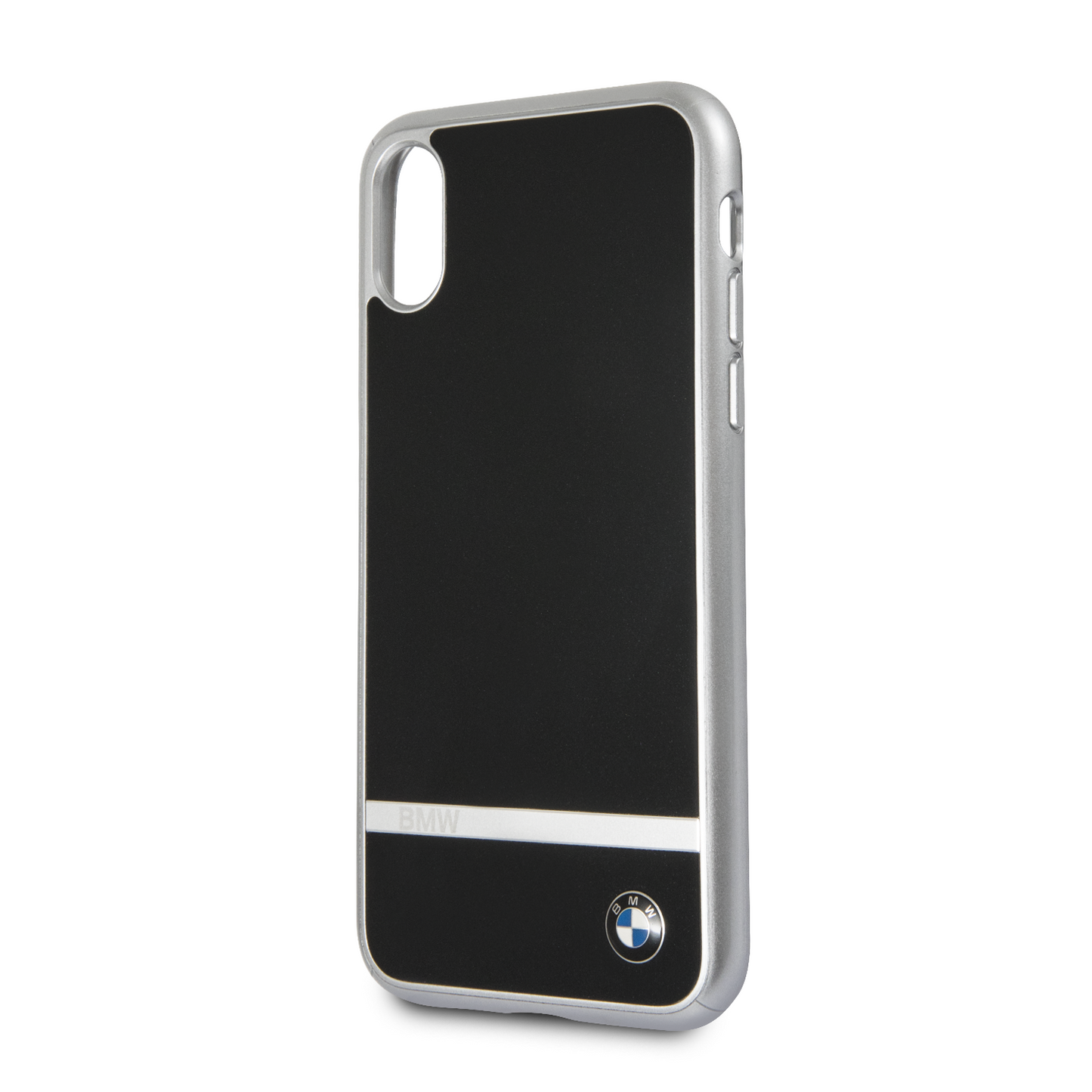 Funda Case BMW Aluminium Stripe Hard Black iPhone X/xs - ForwardContigo