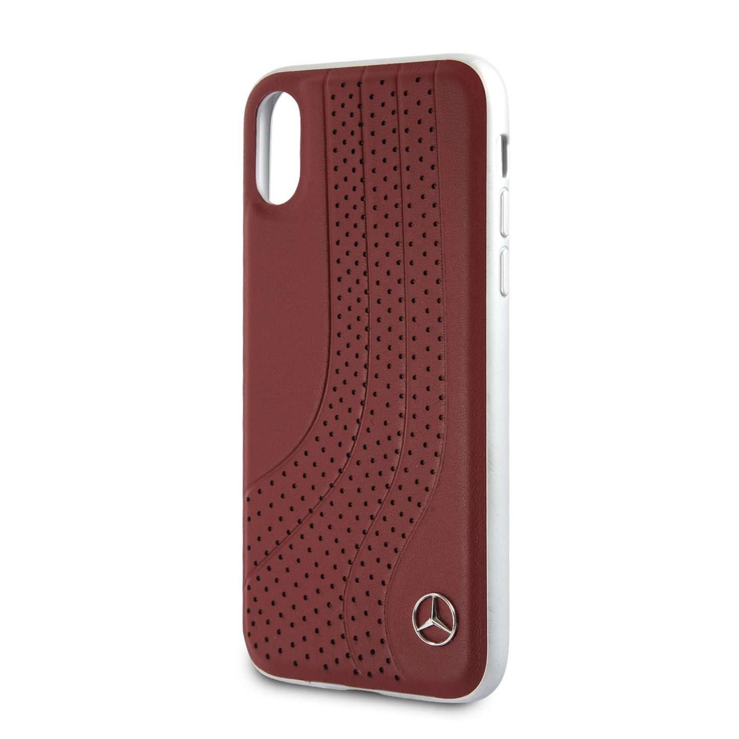 Funda Case Mercedes Benz Arcos Piel Roja iPhone X/xs - ForwardContigo