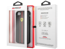 Cargar imagen en el visor de la galería, Case/Funda Ferrari de Piel Color Negro iPhone SE 2022, 6, 7 y 8 + Cristal Protector GRATIS