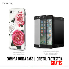 Cargar imagen en el visor de la galería, Case/Funda Guess Cristal y Rosas iPhone SE 2022, 6, 7 y 8 + Cristal Protector Gratis