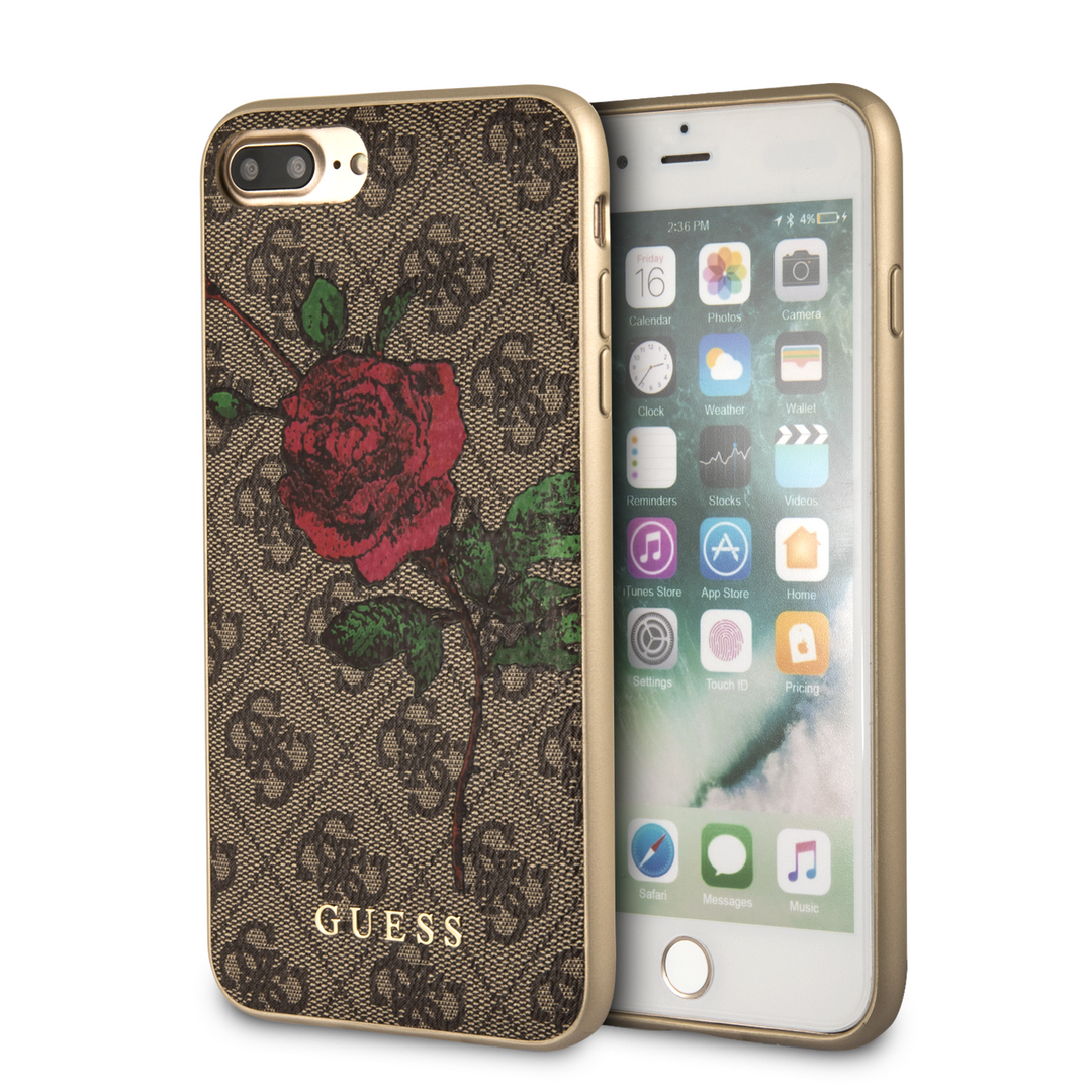 Funda Case Guess Rosas Cafe iPhone 6,7,8 Plus Original - ForwardContigo