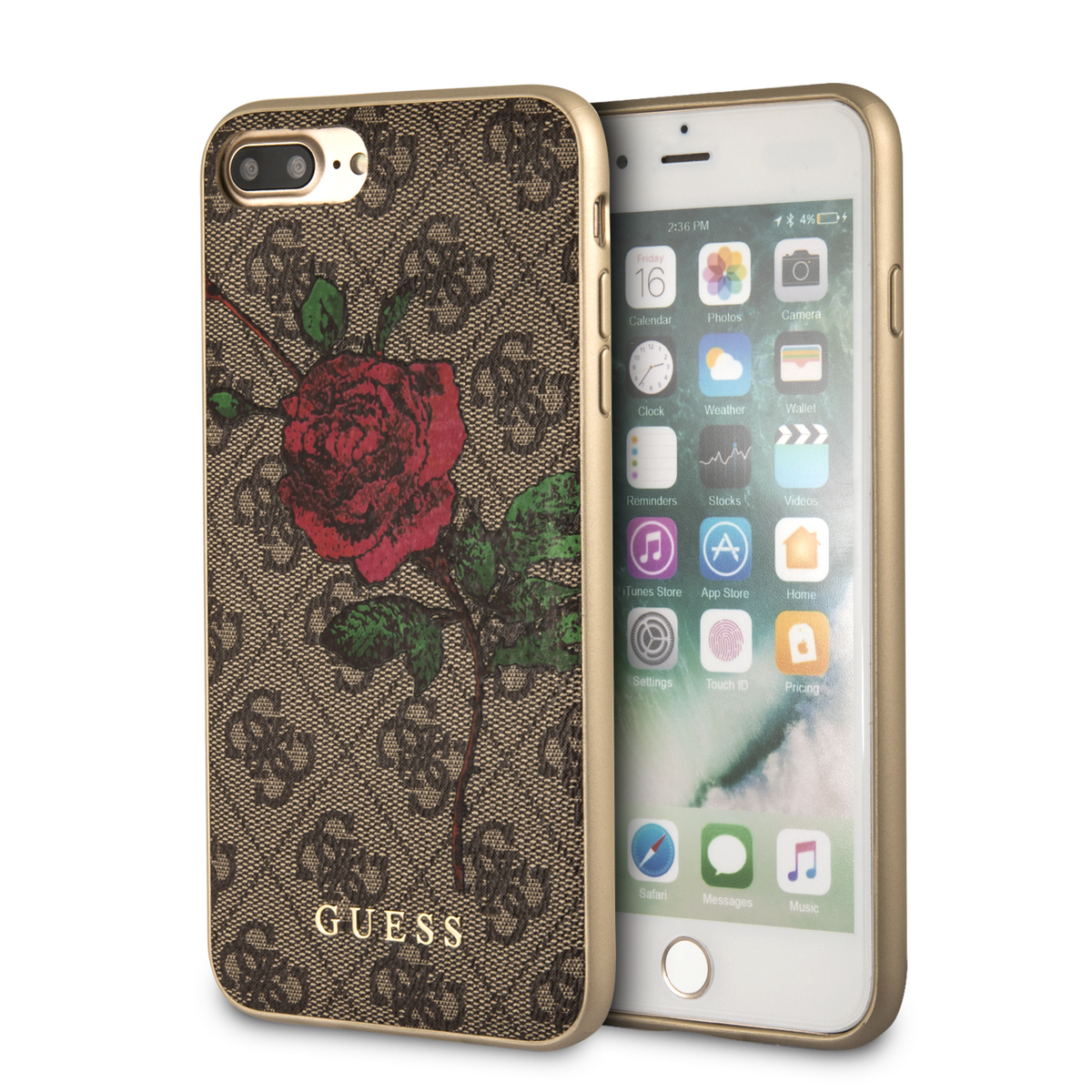 Funda Case Guess Rosas Cafe iPhone 6,7,8 Plus Original - ForwardContigo