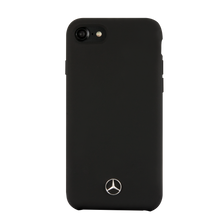 Cargar imagen en el visor de la galería, Case Funda Mercedes Benz silicon negra iPhone 6, 7, 8 y SE - ForwardContigo