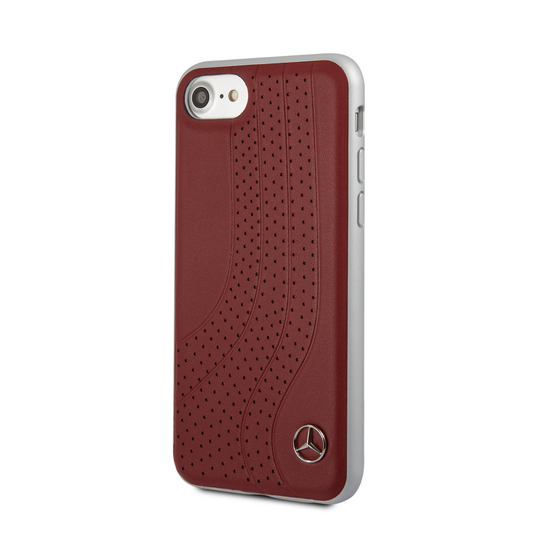 Funda Case Mercedes Benz Arcos Piel Roja Ip 6,7,8 y SE - ForwardContigo