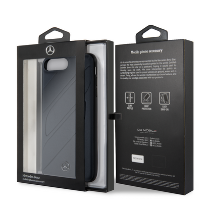 Funda Mercedes Benz negra Grecas iPhone 6,7,8 Plus