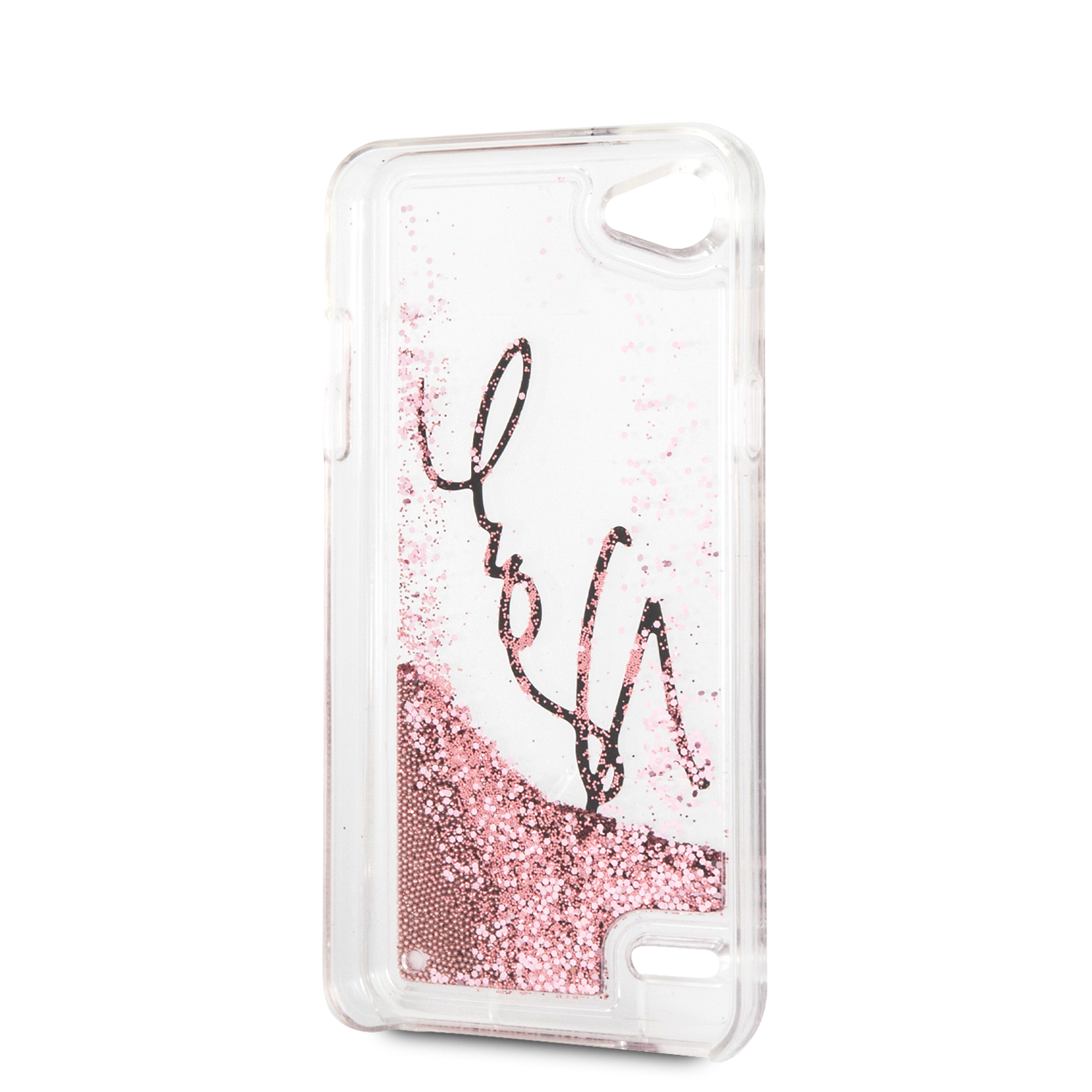 Funda Case Firma Karl Brillo Liquido Rosa LG Q6 - ForwardContigo