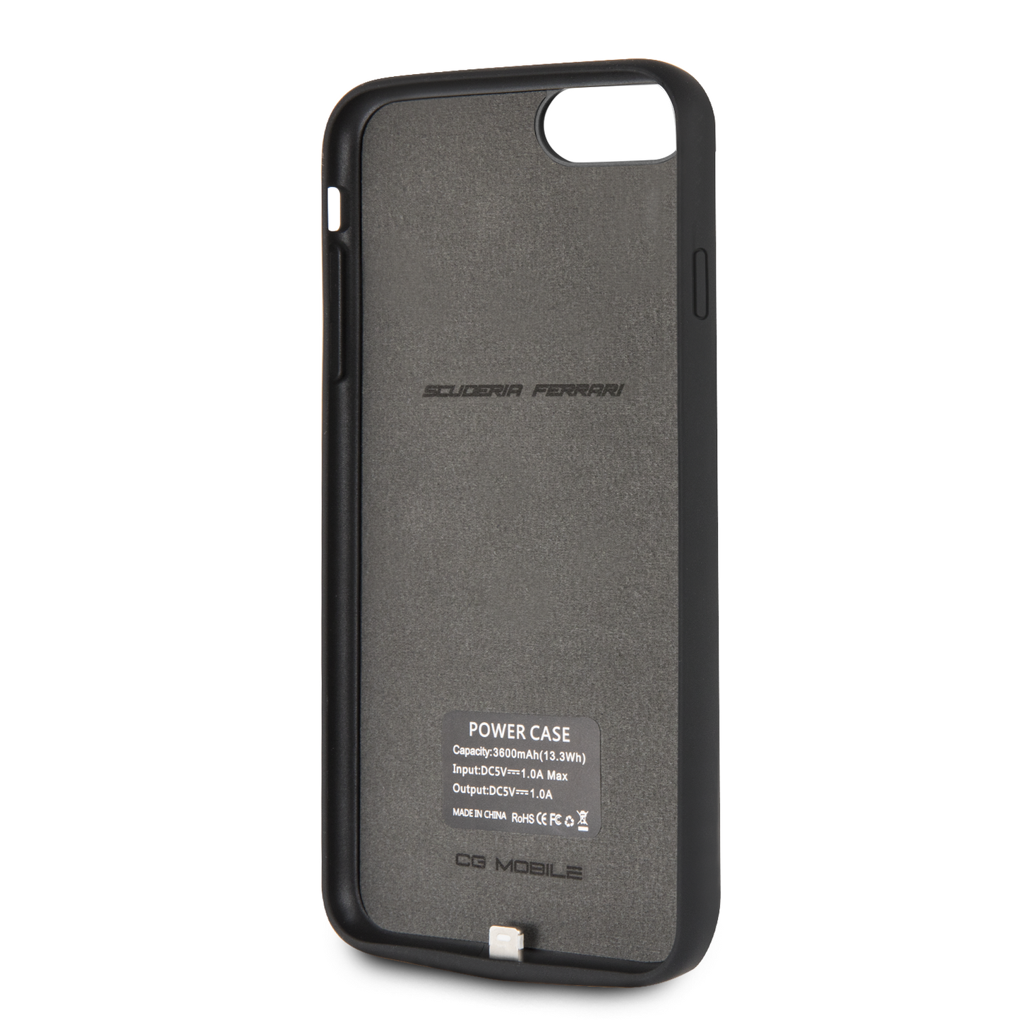 Power Case Ferrari Negra 2800mha iPhone 8 Plus - ForwardContigo