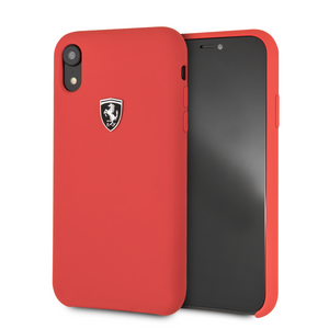 Funda Case Ferrari Silicon Roja iPhone Xr