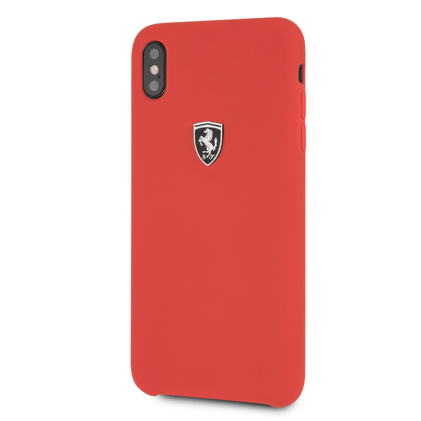 Funda Case Ferrari Silicon Roja iPhone Xs Max - ForwardContigo