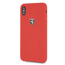 Cargar imagen en el visor de la galería, Funda Case Ferrari Silicon Roja iPhone Xs Max - ForwardContigo