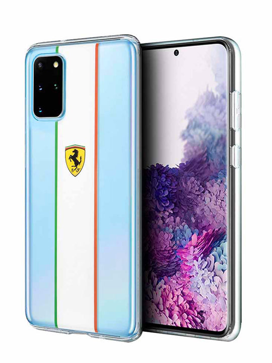 Funda Case Ferrari transparente pista Italia Samsung Galaxy S20 Plus