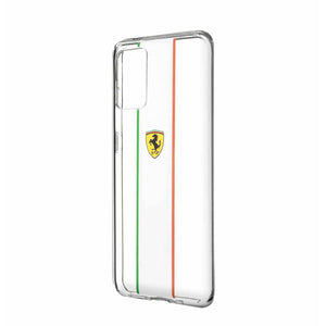 Funda Case Ferrari transparente pista Italia Samsung  Galaxy S20 Lite