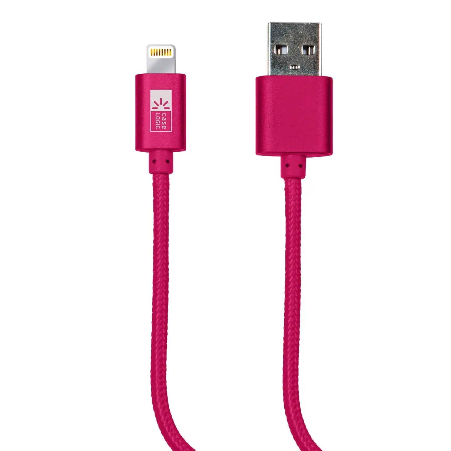 Cable Lightning Tejido Rosa Case Logic - ForwardContigo