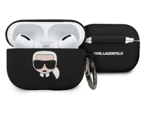 Cargar imagen en el visor de la galería, Case/Funda Karl Lagerfeld de Silicón Color Negro AirPods 3