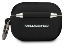 Cargar imagen en el visor de la galería, Case/Funda Karl Lagerfeld de Silicón Color Negro AirPods 3