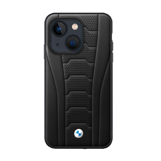 Case/Funda BMW de Piel Grabada Color Negro iPhone 13