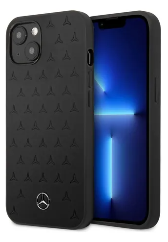 Case/Funda Mercedes Benz de Piel con Estampado de Estrellas iPhone 13