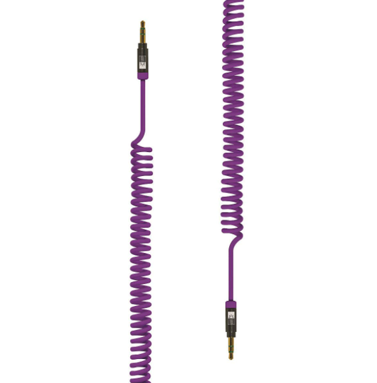 Cable Case Logic 3.5mm Morado Auxil