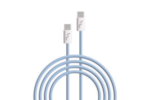 Cable Forward Tipo C A Tipo C de Silicón Color Azul