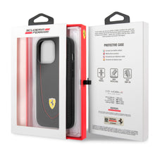 Cargar imagen en el visor de la galería, Case/Funda Ferrari de Piel con Costura Roja iPhone 13