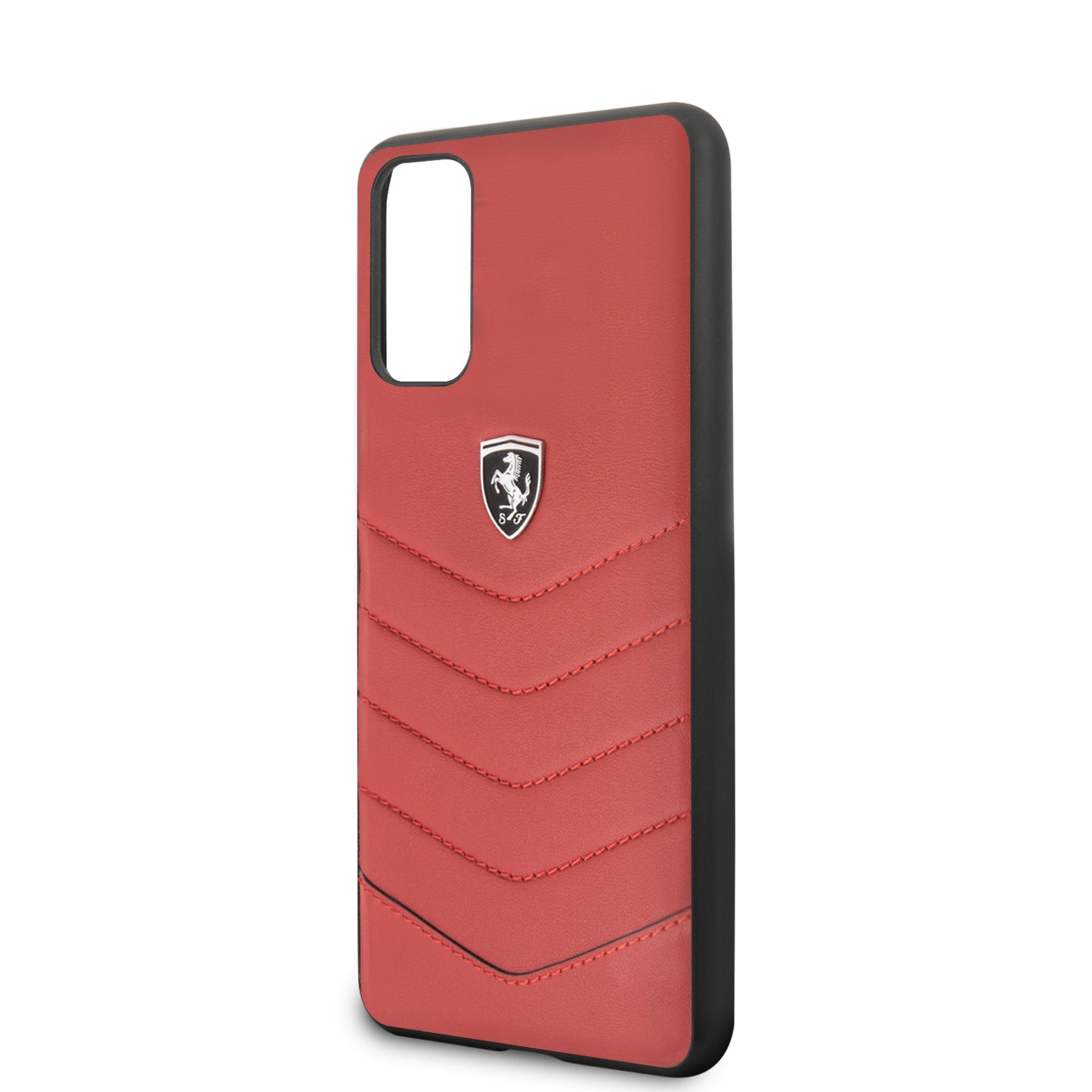 Funda Case Ferrari Heritage piel acolchado rojo  Samsung Galaxy s20 Lite