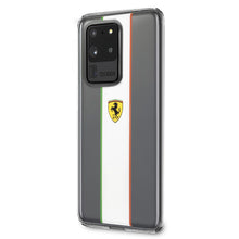 Cargar imagen en el visor de la galería, Funda Case Ferrari transparente pista Italia Samsung Galaxy S20 Ultra
