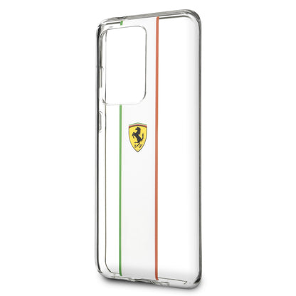 Funda Case Ferrari transparente pista Italia Samsung Galaxy S20 Ultra