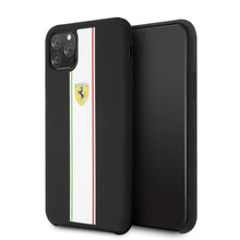 Cargar imagen en el visor de la galería, Funda Case Silicon Negra Ferrari iPhone 11 Pro Original - ForwardContigo