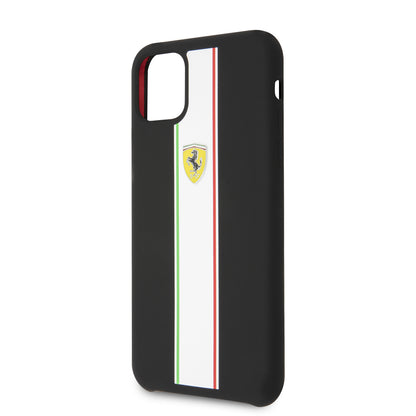 Funda Case Silicon Negra Ferrari iPhone 11 Pro Original - ForwardContigo