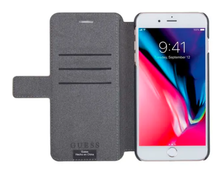 Cargar imagen en el visor de la galería, Case/Funda Guess PU de Tipo Piel Estilo Booktype Color Rosa iPhone 6+/ 7+/ 8+