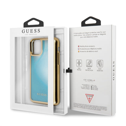 Case/Funda Guess Color Degradado Gold & Blue iPhone 11 Pro