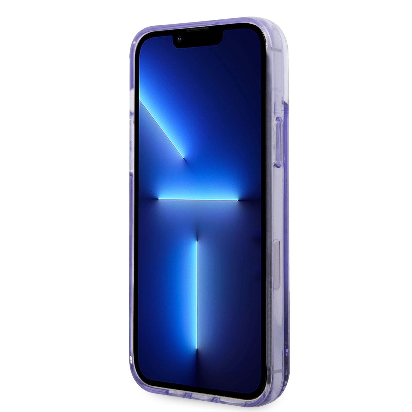 Case/Funda Guess de Brillos Líquidos Color Morado para iPhone 14 Plus