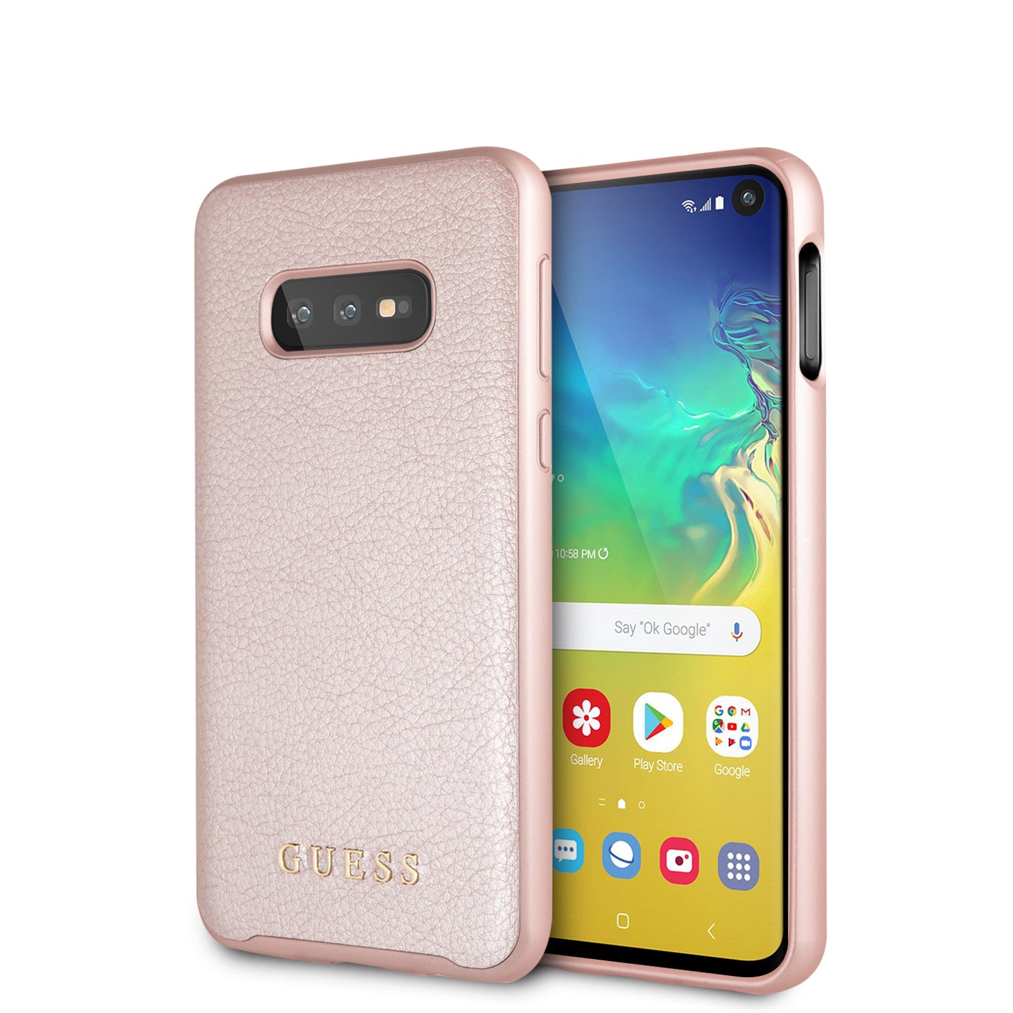 Funda Case Tipo Piel Guess Rosa Para Samsung S10e - ForwardContigo