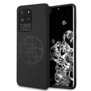 Case/FUnda GUESS silicon Logo 4G Negro Samsung S20 Ultra