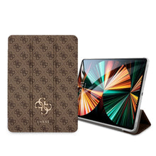 Cargar imagen en el visor de la galería, Guess iPad Folio Case 11&quot; PU 4G Café