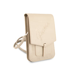 Cargar imagen en el visor de la galería, Case/Wallet Bag Guess Color Beige con Logo Grabado