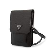 Cargar imagen en el visor de la galería, Case/Wallet Bag Guess Diseño Saffiano Triangle Logo Color Negro