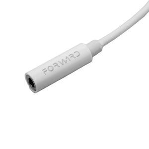 Cable Forward Tipo C A 3.5 mm Color Blanco