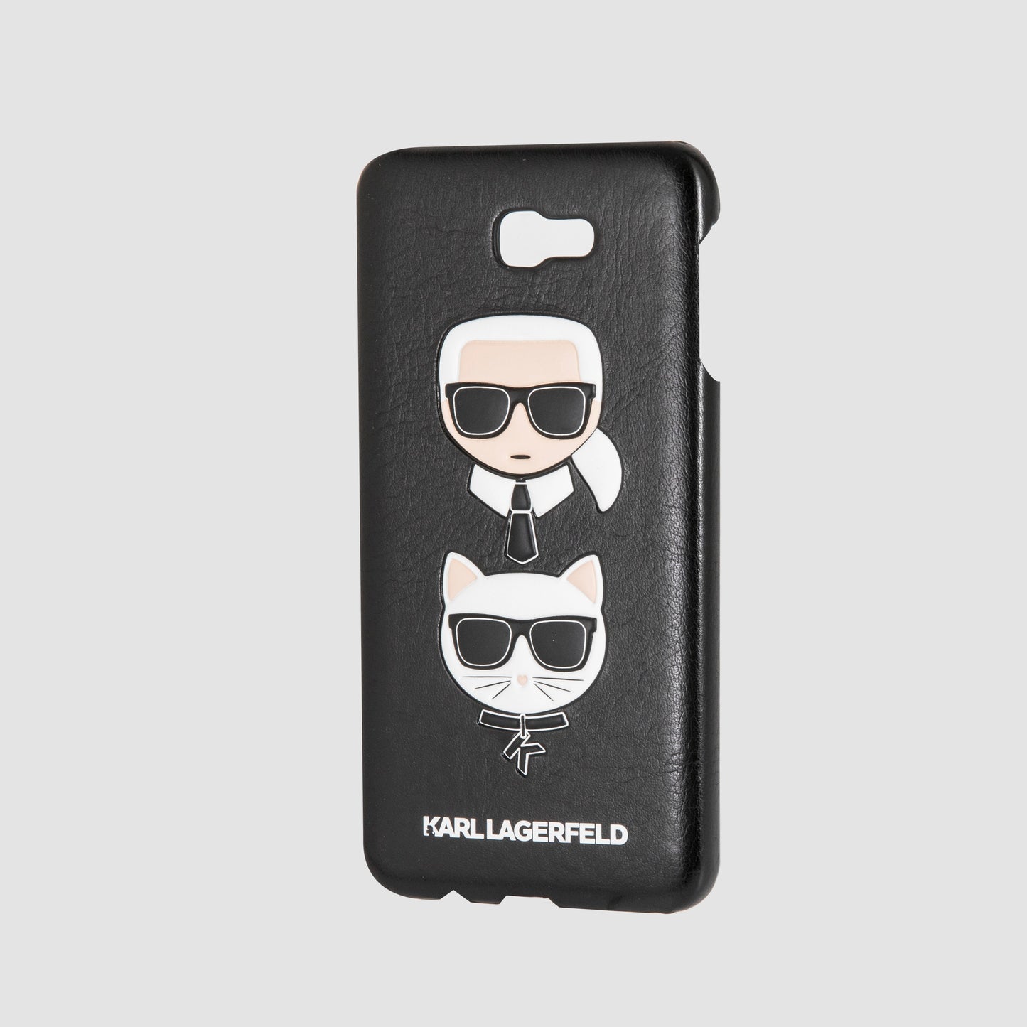 Case Funda Karl Lagerfeld y Choupette negra Galaxy J7 Prime - ForwardContigo