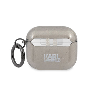 Case/Funda Karl Lagerfeld & Choupette de TPU con Brillos AirPods 3